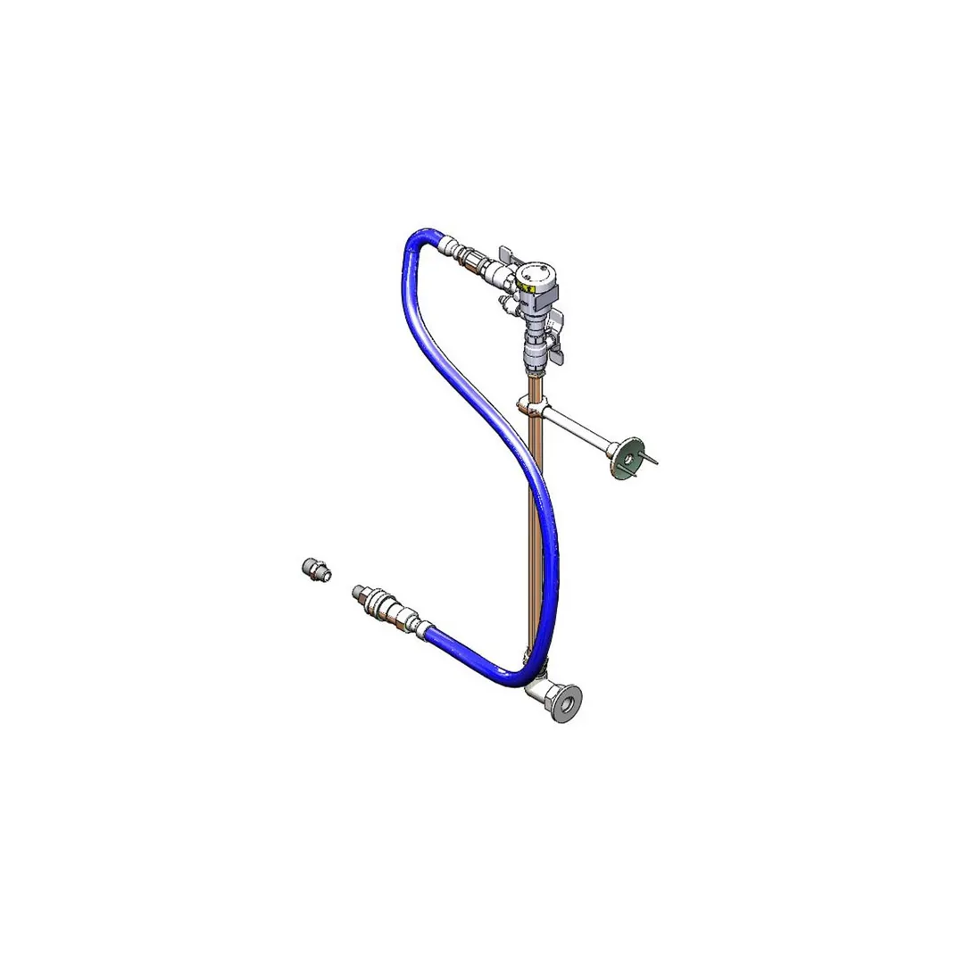 T&S Brass 0RK-SK Hose Reel Connector Kit, 18" Riser