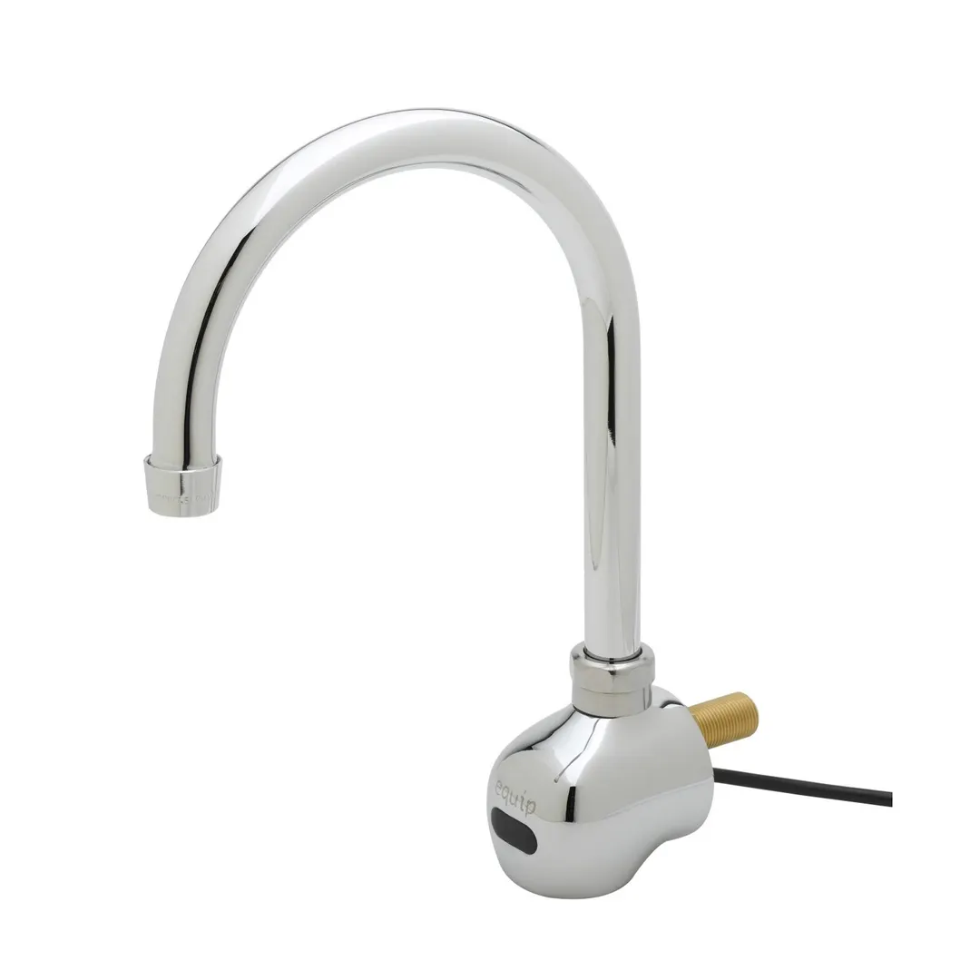 T&S Brass 5EF-1D-WG-VF05 Equip Electronic Faucet, Wall Mount, Swivel, 9-3/8" H