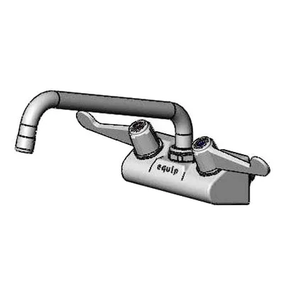 T&S Brass 5F-4WWX10 Equip Faucet, 4" Wall Mount, 10" Swing Nozzle