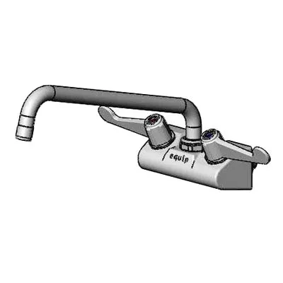 T&S Brass 5F-4WWX12 Equip Faucet, 4" Wall Mount, 12" Swing Nozzle