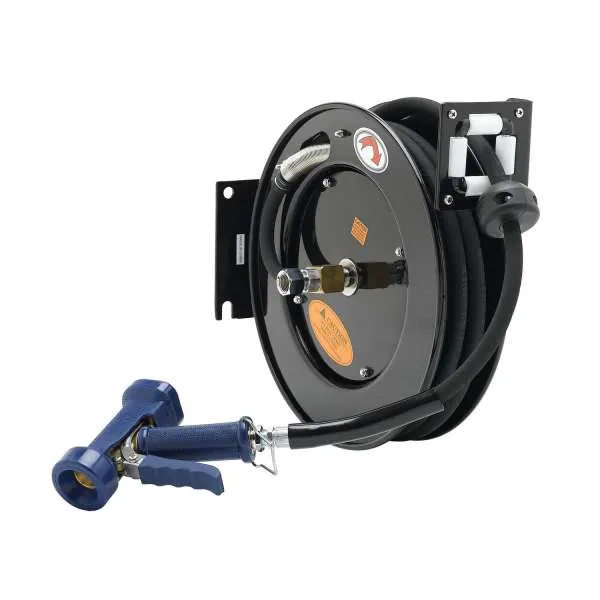 T&S Brass 5HR-232-12-A Equip Hose Reel, Open, 3/8" X 35 Ft. Hose
