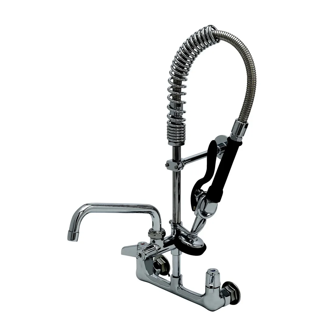 T&S Brass 5MPH-8WLN-08 Pre-Rinse Unit, Wall Mount, 8" Centers