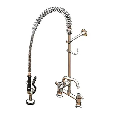 T&S Brass 5PR-8D06 Equip Pre-Rinse Unit, 8" Centers, Deck Mount