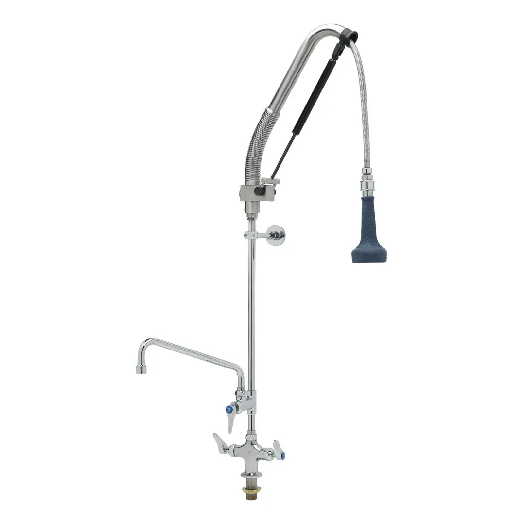 T&S Brass B-0113-12-CRB8P Easyinstall Durapull Pre-Rinse Unit