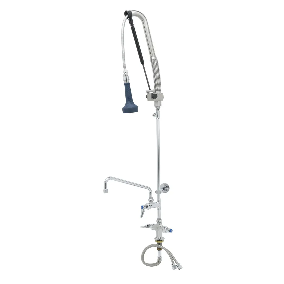 T&S Brass B-0113-12CRB8TP Easyinstall Durapull Pre-Rinse Unit