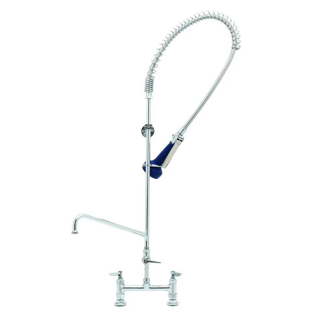 T&S Brass B-0123-A12-08 Easyinstall Pre-Rinse Unit, Deck Mount Base