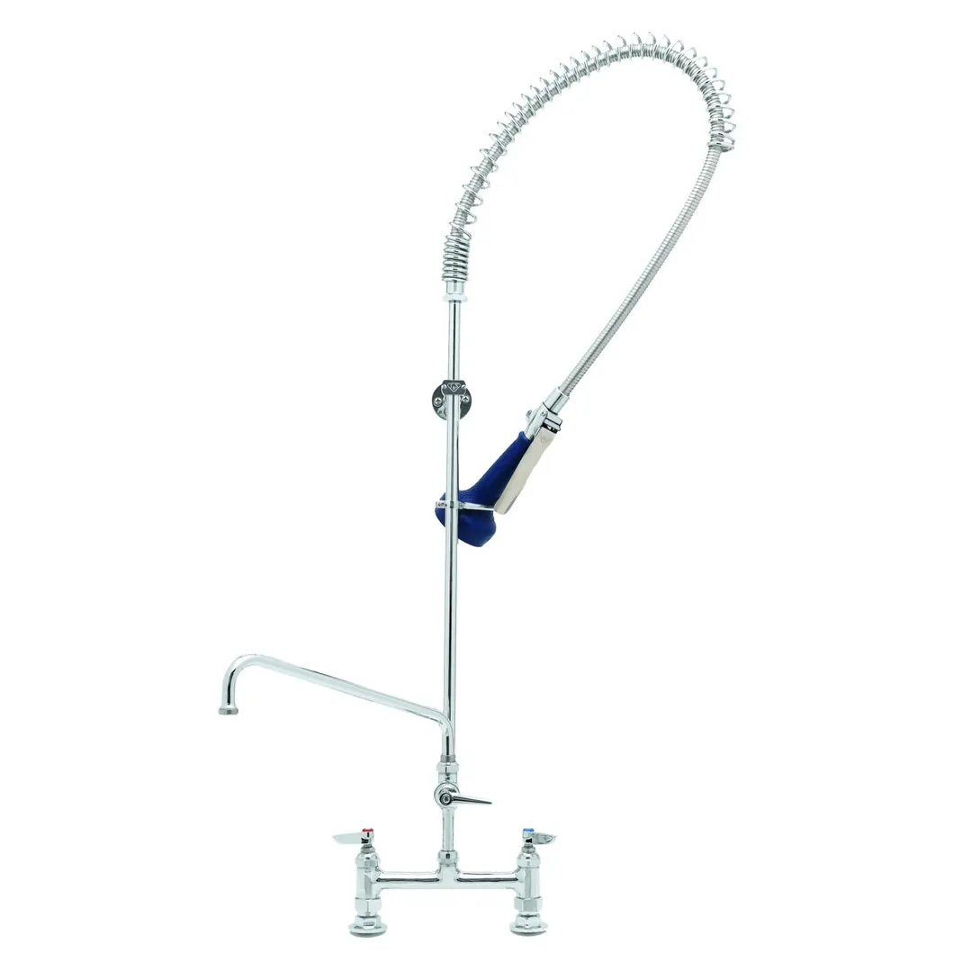 T&S Brass B-0123-A12-B08C Easyinstall Pre-Rinse Unit, Deck Mount Base