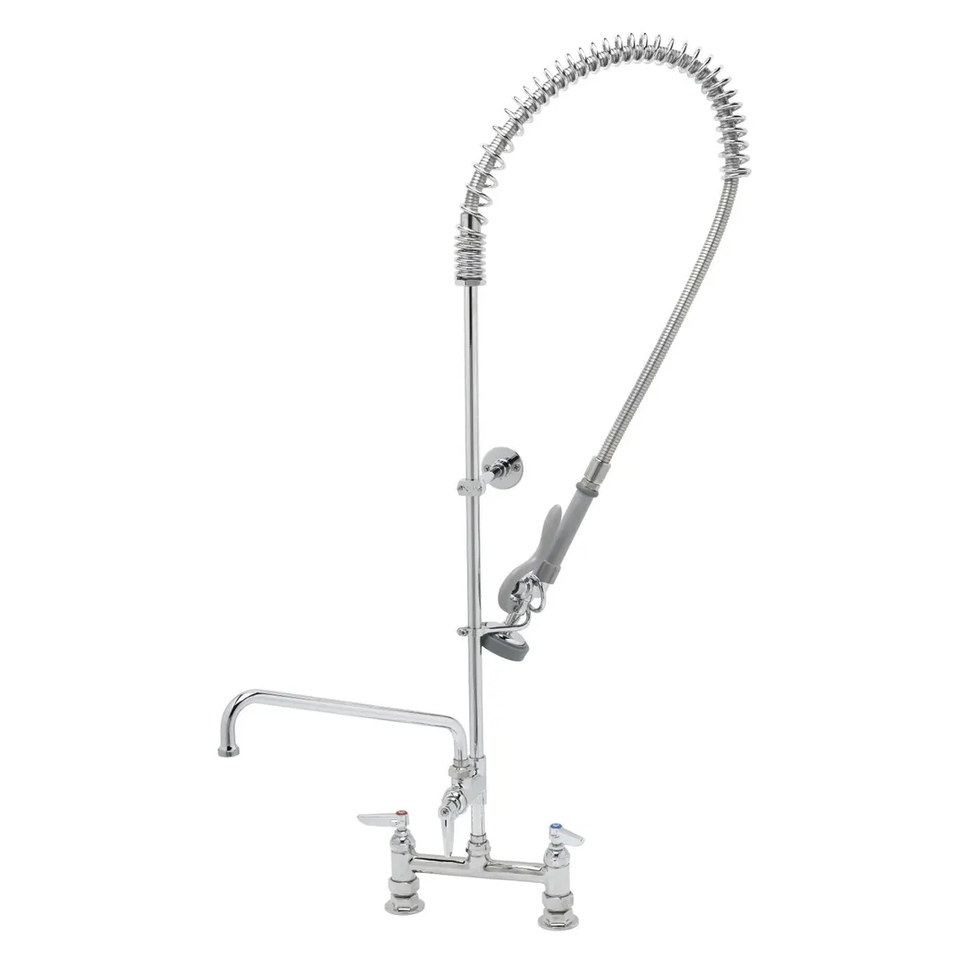 T&S Brass B-0123-ADF10-B Easyinstall Pre-Rinse Unit, Deck Mount Base