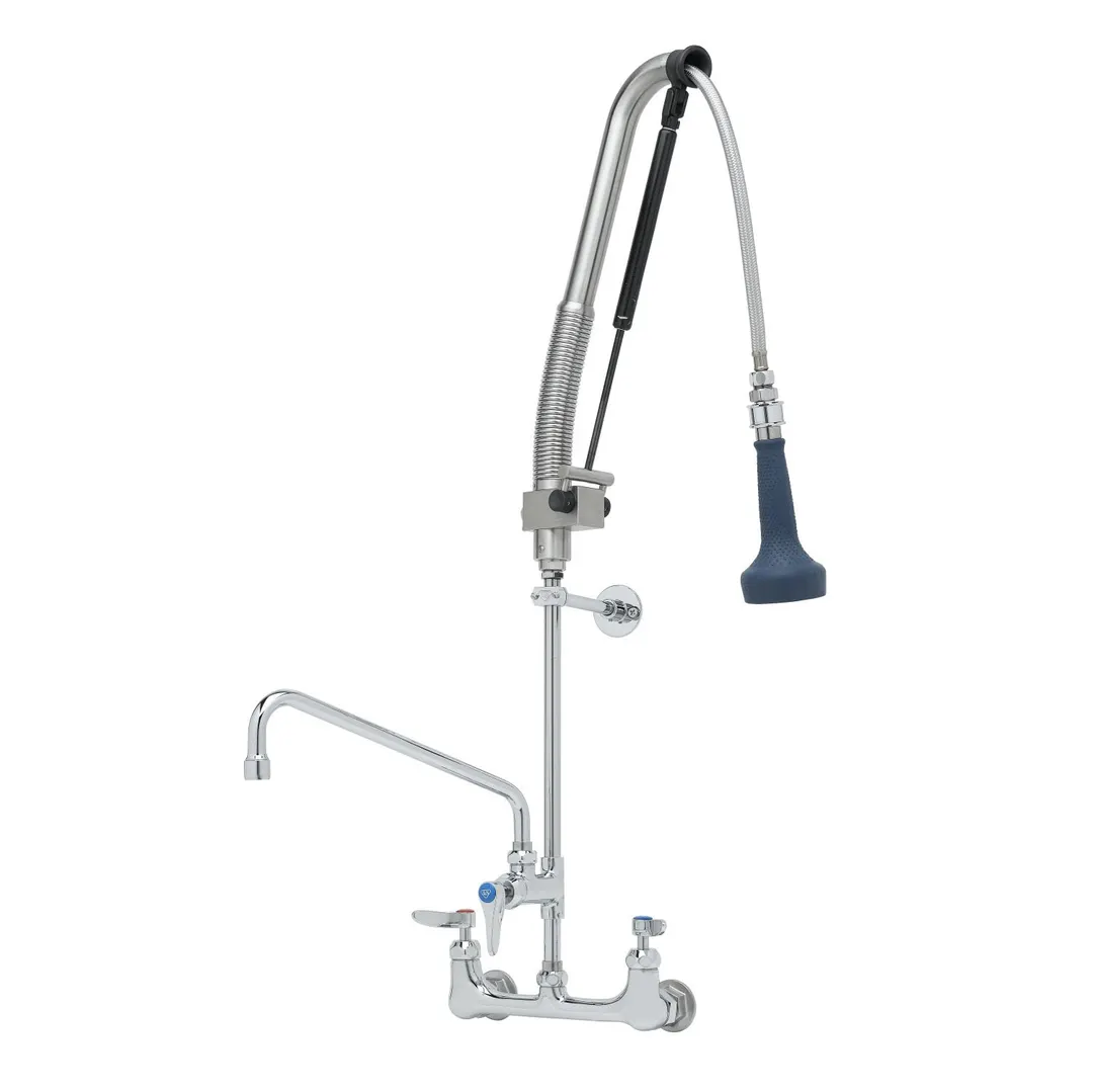 T&S Brass B-0133-12-CRB8P Easyinstall Durapull Pre-Rinse Unit