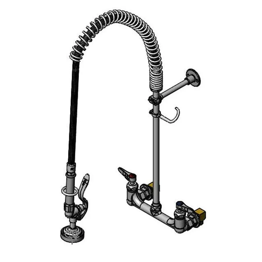 T&S Brass B-0133-CR-B-KIT Easyinstall Pre-Rinse Unit