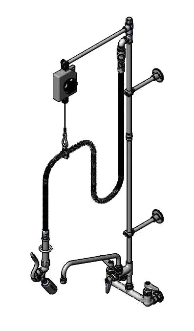 T&S Brass B-0140 Easyinstall Pre-Rinse Unit