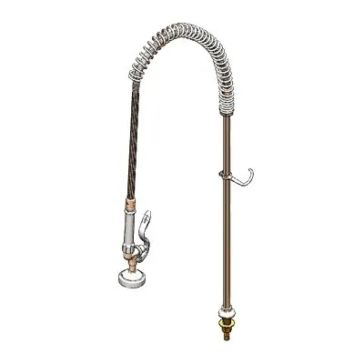 T&S Brass B-0143-01 Pre-Rinse Unit, 1-1/4"L Shank On Base Faucet