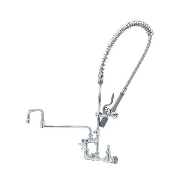 T&S Brass B-0152-CR-C-TEE B-Tee-Rgd, B-0155-Lnez & 073X Double-Joint Nozzle