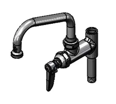 T&S Brass B-0155-M Add-On Faucet, For Pre-Rinse Units, 6" Nozzle