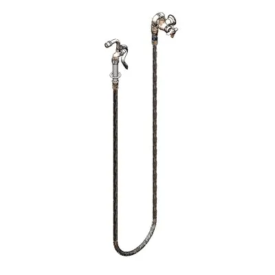 T&S Brass B-0169-102C-96H Pre-Rinse Unit, Wall Mount, Single Faucet