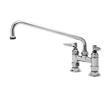 T&S Brass B-0227-M Mixing Faucet, Deck Mount, 8" Swing Nozzle