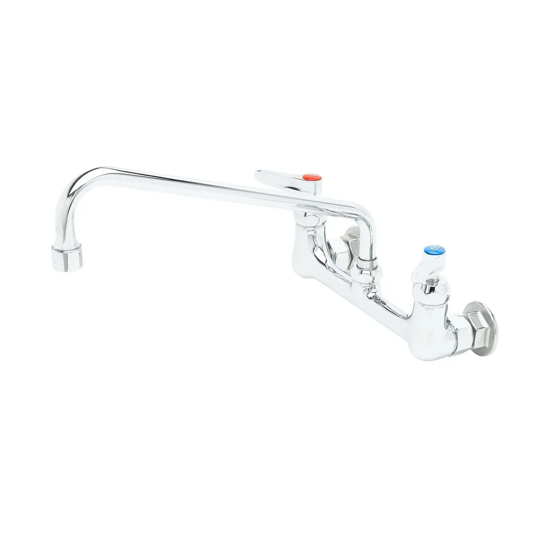 T&S Brass B-0231-V22-CREK Mixing Faucet, Wall Mount, 8" Adjustable Centers