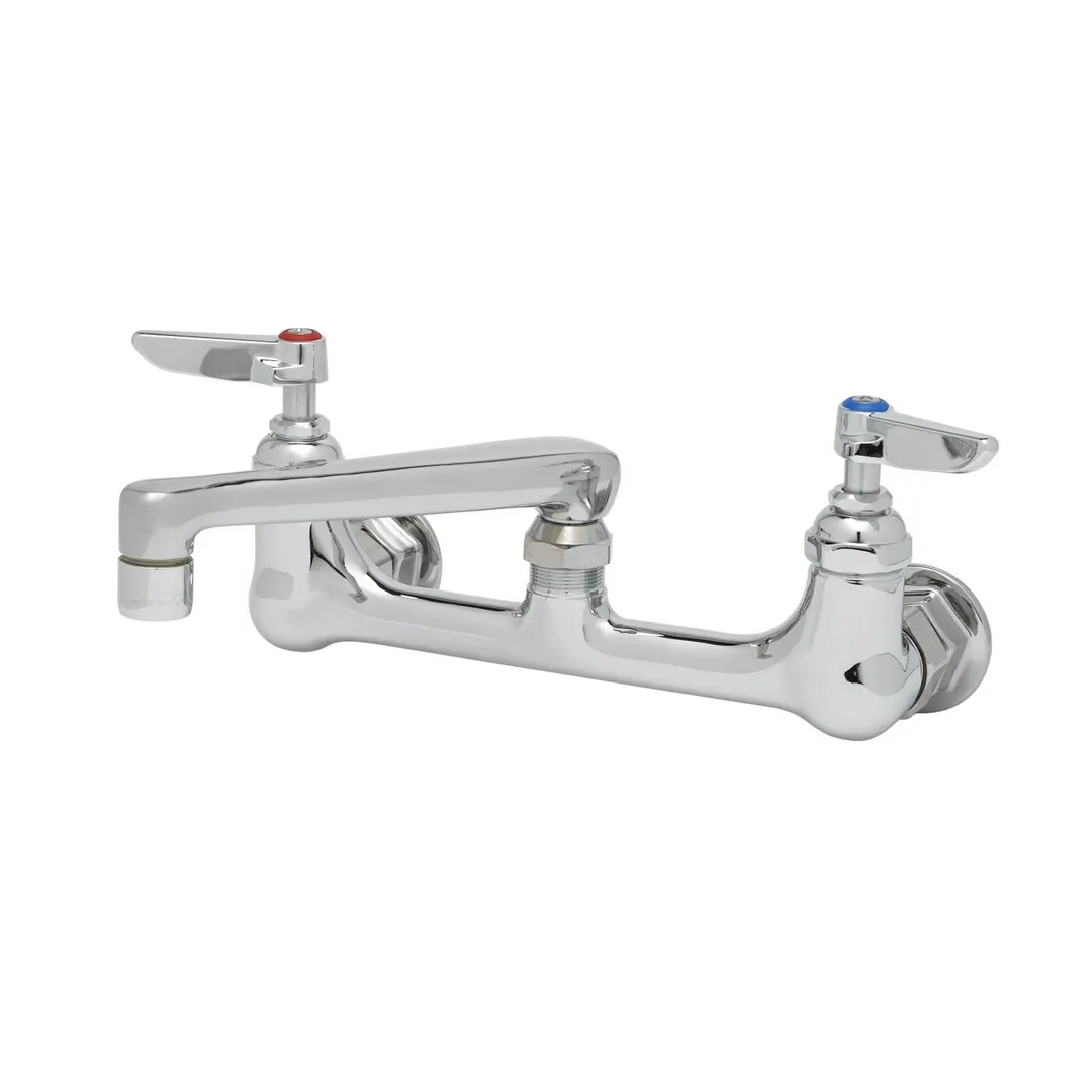 T&S Brass B-0234-EE Sink Mixing Faucet, 6" Cast Nozzle, Aerator