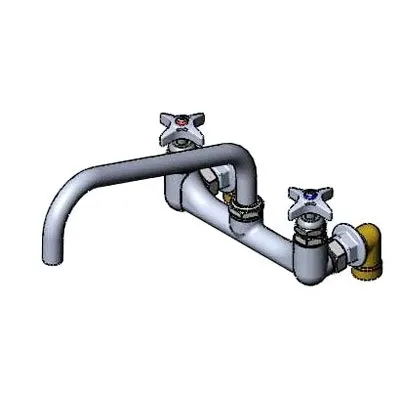 T&S Brass B-0290-CVH Big-Flo Mixing Faucet, Wall Mount, 8" Adjustable Centers