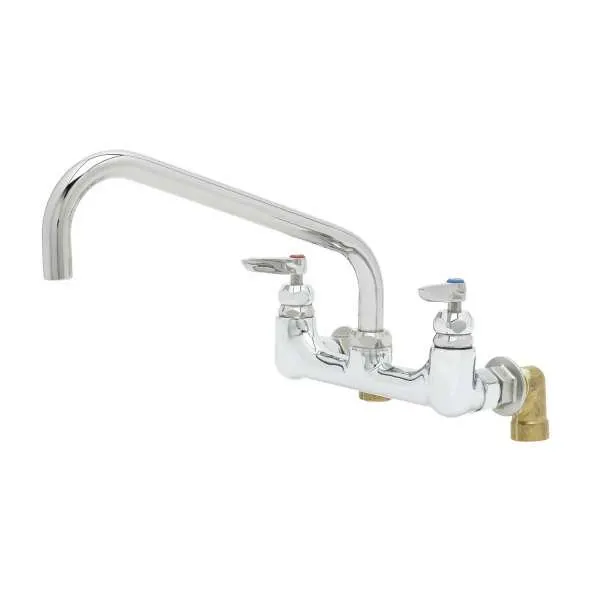 T&S Brass B-0290-PRISON Big-Flo Mixing Faucet, Wall Mount, 8" Centers
