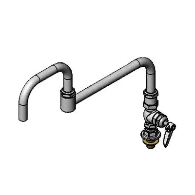 T&S Brass B-0296-18DJ-CKP Big-Flo Single Pantry Faucet, Deck Mount