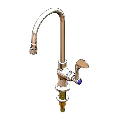 T&S Brass B-0305-VR4 Pantry Faucet, Single, Deck Mount, Rigid, Vandal Resistant
