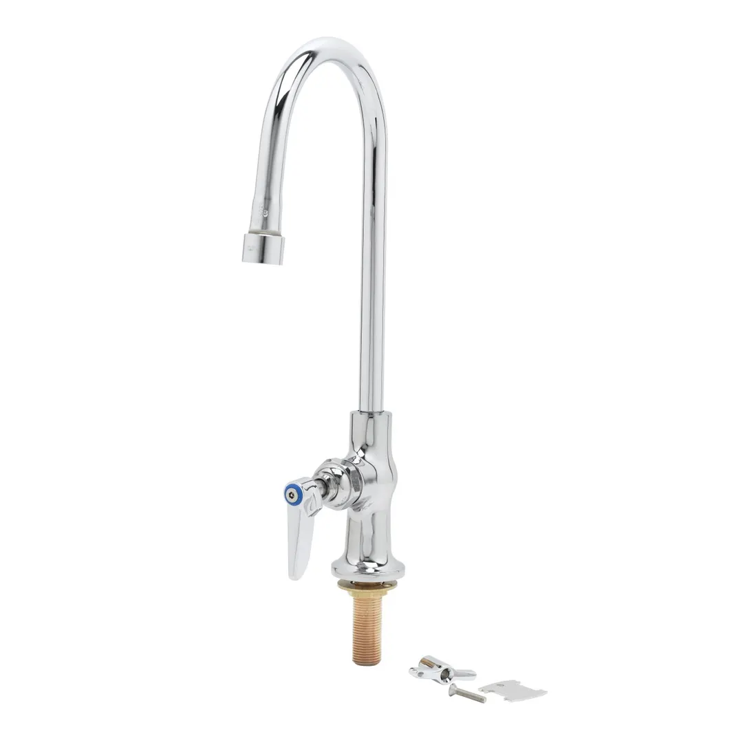 T&S Brass B-0305-VR Pantry Faucet, Single, Rigid Gooseneck, Vandal Resistant