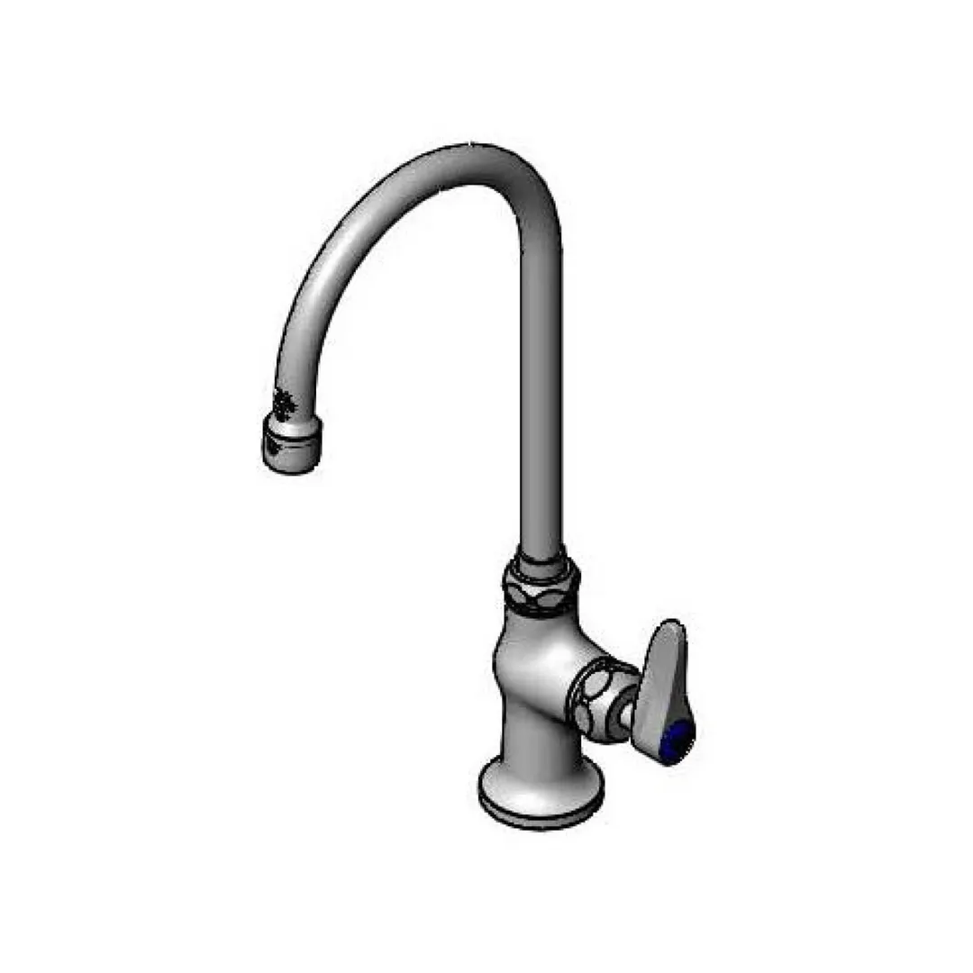 T&S Brass B-0308-CR-VRS Pantry Faucet, Deck Mount, Single Temperature
