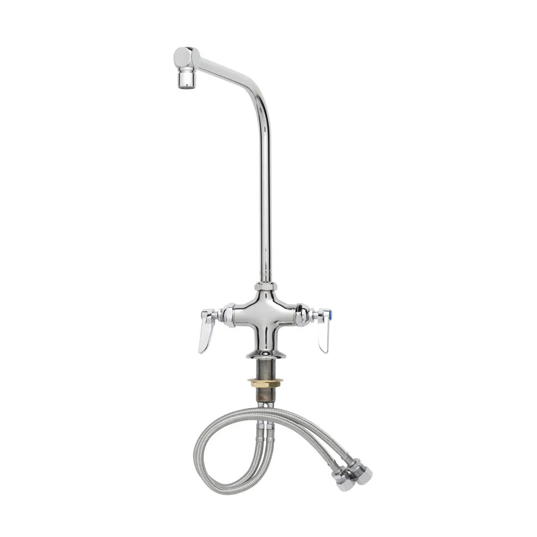 T&S Brass B-0318-03 Mixing Faucet, Single Hole, 90° Swing Nozzle