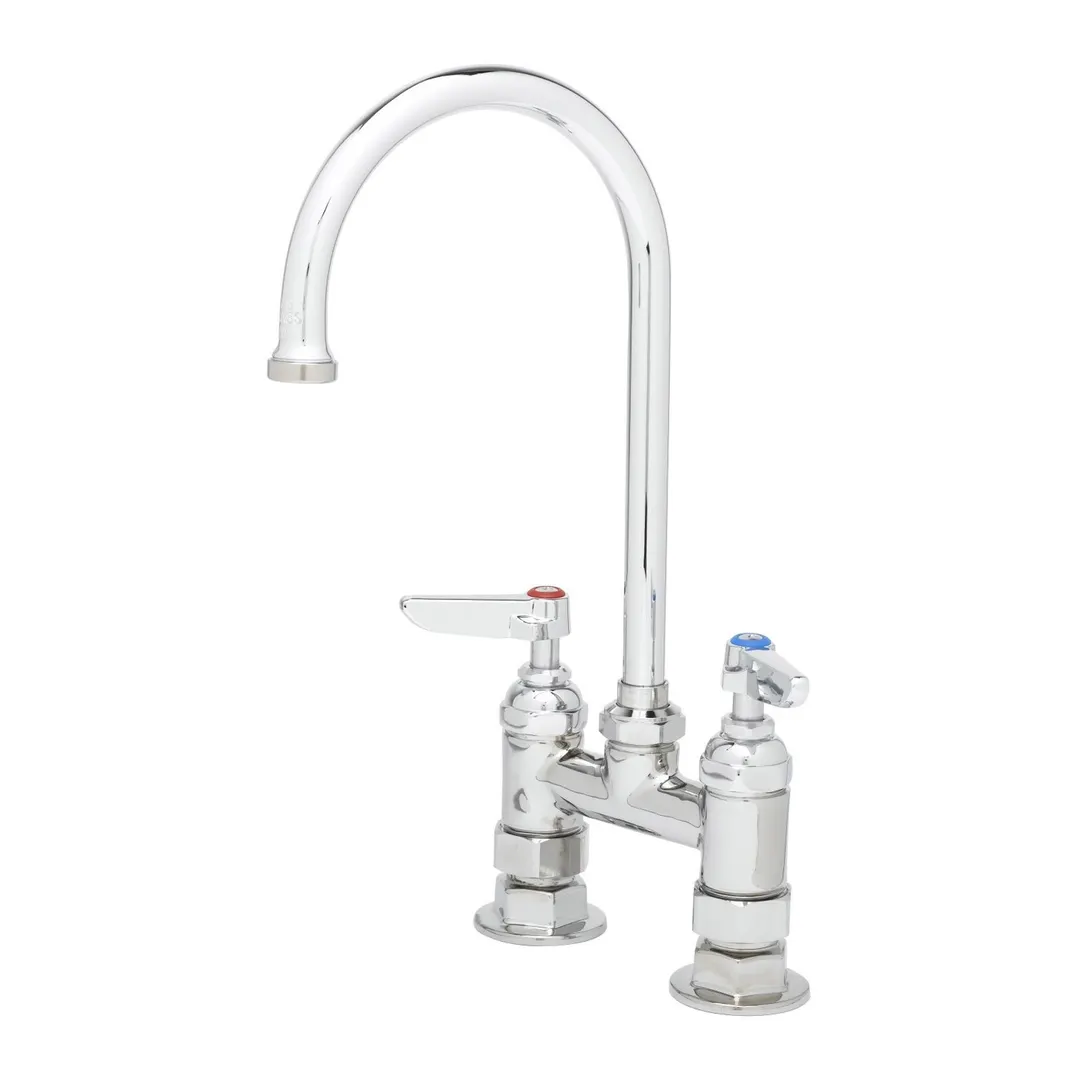 T&S Brass B-0325-M Mixing Faucet, Deck Mount, 4" Centers