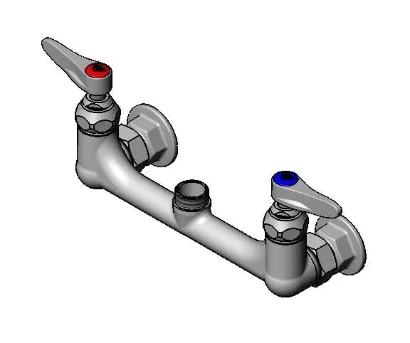 T&S Brass B-0330-LN Mixing Faucet Body, Less Nozzle, Wall Mount