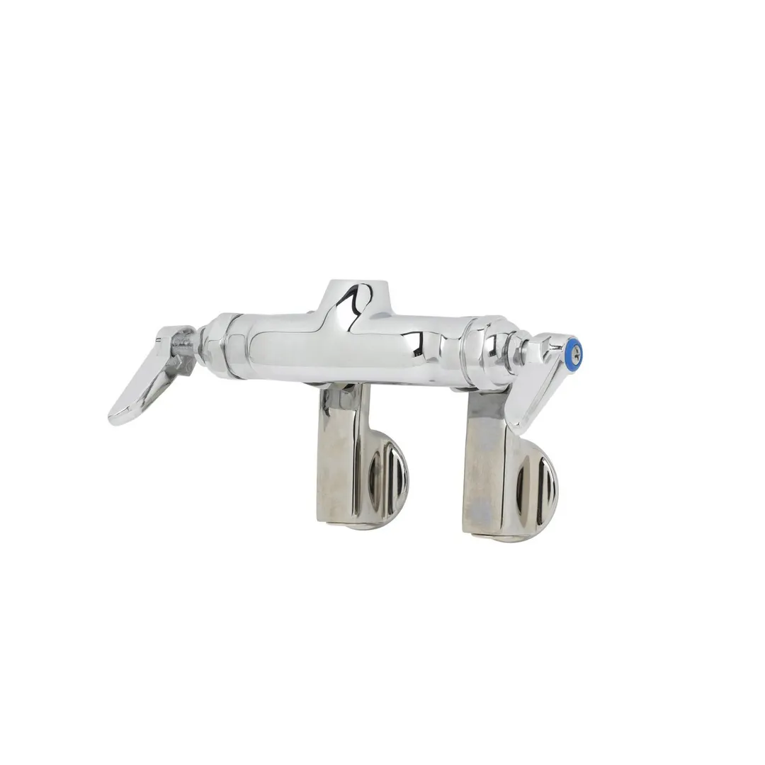 T&S Brass B-0340-LN Double Pantry Faucet, Wall Mount