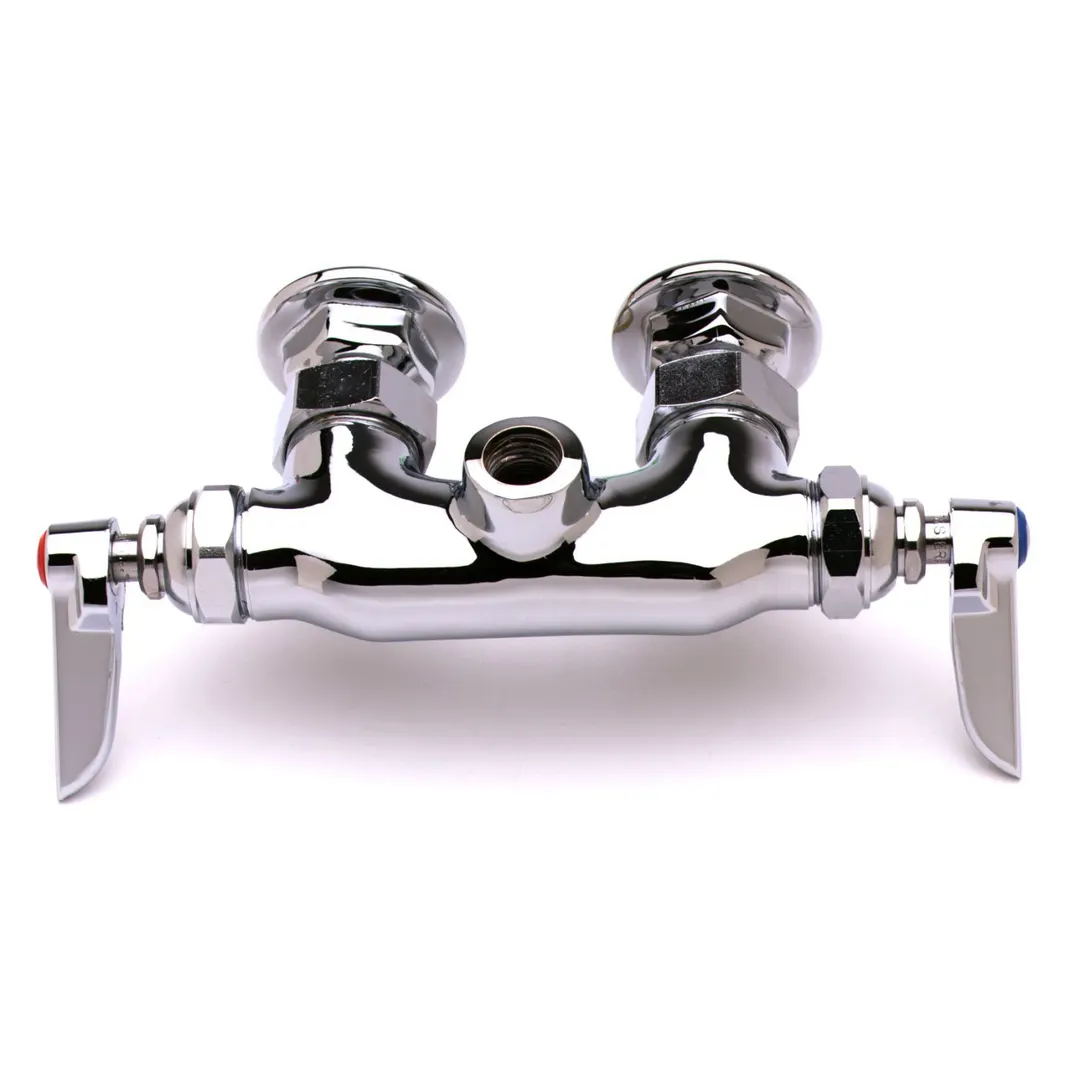 T&S Brass B-0345-LN Faucet, Splash Mounted, 3-3/8" O.C, Rigid Base Only