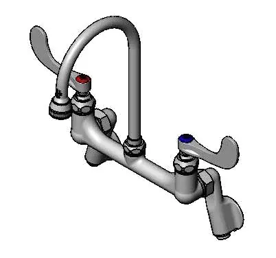 T&S Brass B-0355-04 Surgical Sink Mixing Faucet, Wall Mount