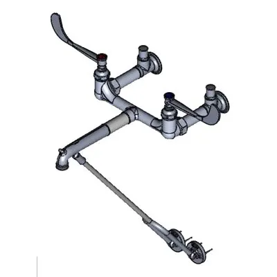 T&S Brass B-0362 Service Sink Faucet, 8" Centers