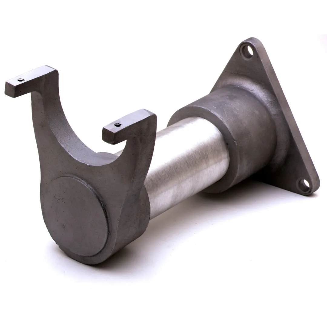 T&S Brass B-0473 Wall Support for Knee Action Valve, Aluminum, 12in Wall Mount
