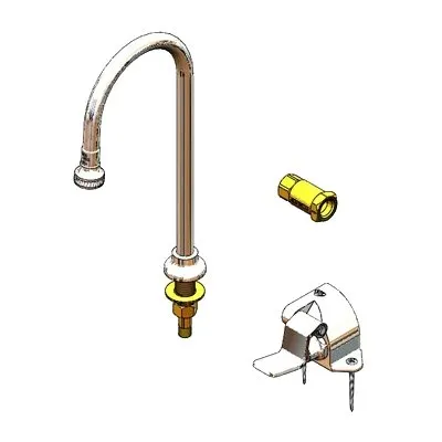 T&S Brass B-0507-03 Pedal Valve, Single, Floor Mount