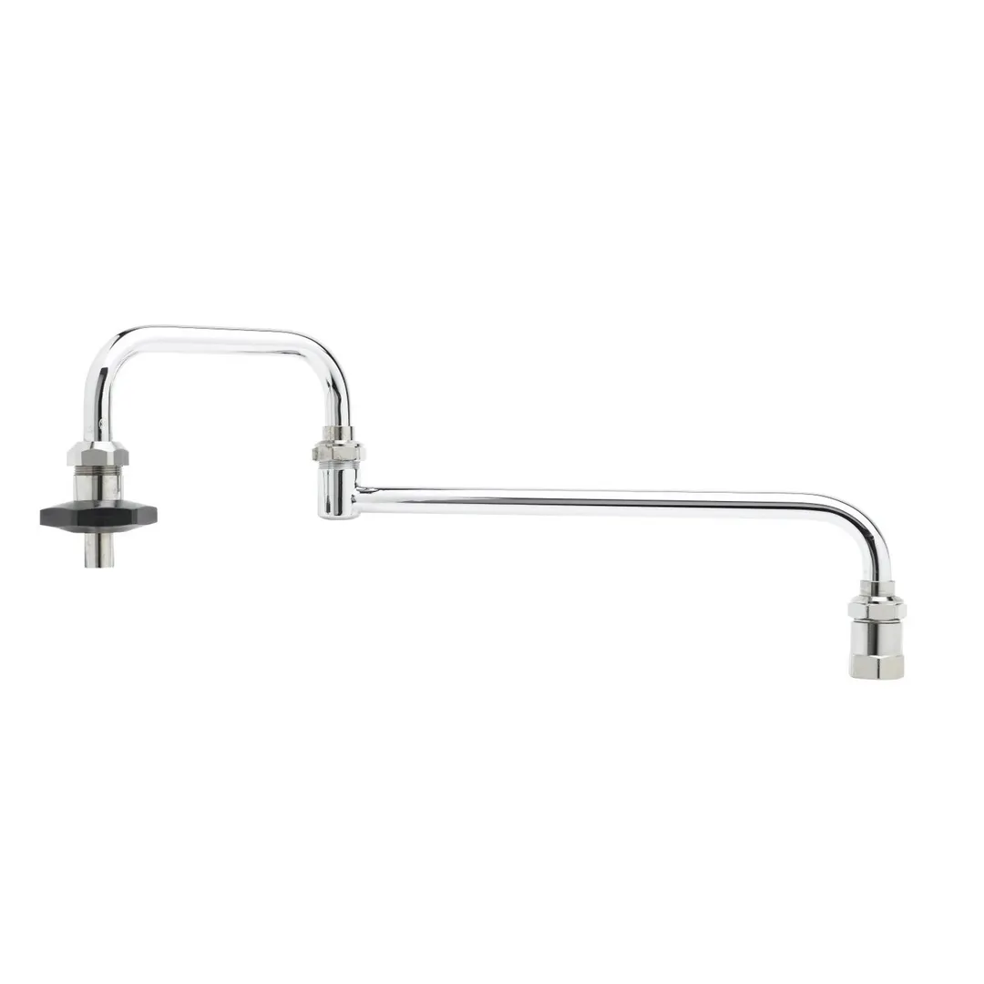 T&S Brass B-0584 Pot Filler Faucet, Deck Mount, 24" Double-Jointed Nozzle
