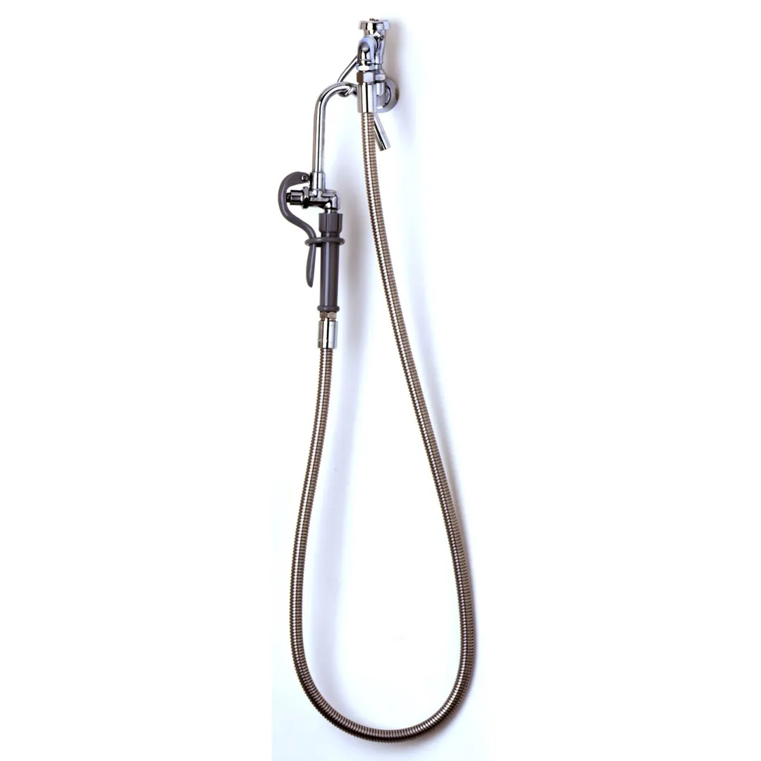 T&S Brass B-0601 Pot Filler Faucet, Wall Mount, Vacuum Breaker