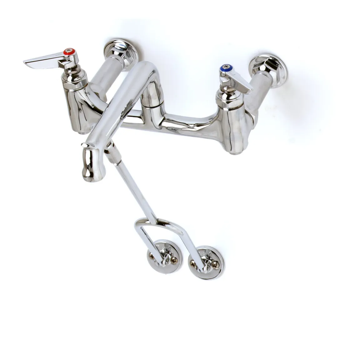 T&S Brass B-0650-BSTP Service Sink Faucet, 8" Centers