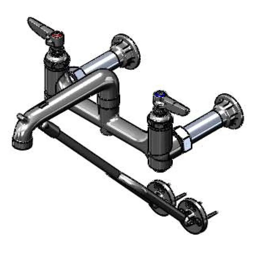 T&S Brass B-0650-RGH Service Sink Faucet, 8" Centers