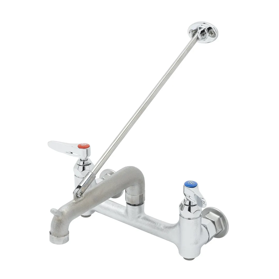 T&S Brass B-0660-BSTP Service Sink Faucet, Adjustable 8" Centers