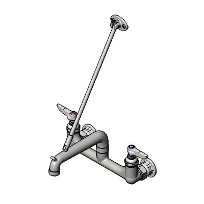 T&S Brass B-0660-POL Service Sink Faucet, 8" Centers