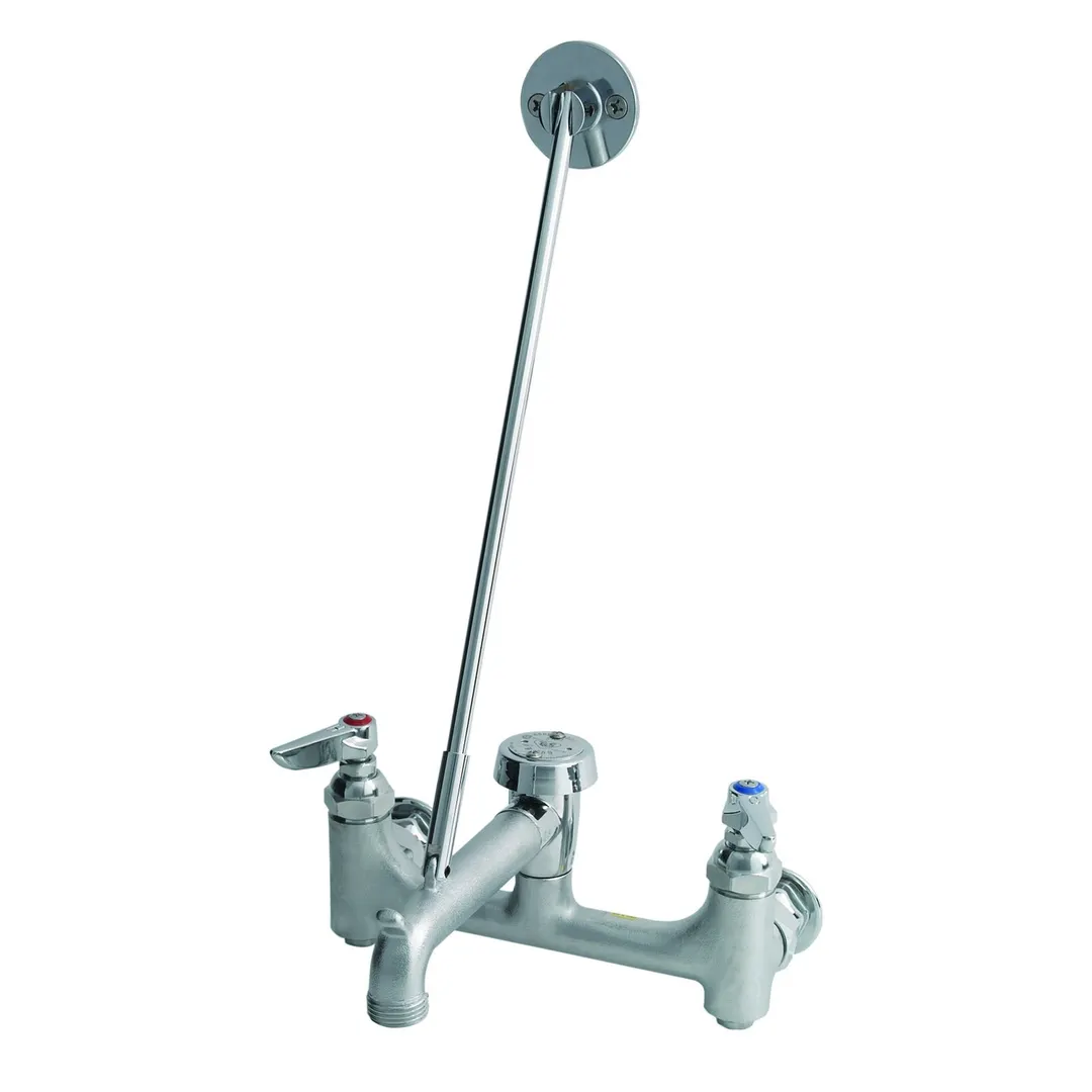 T&S Brass B-0665-BSTR Service Sink Faucet, 8" Centers