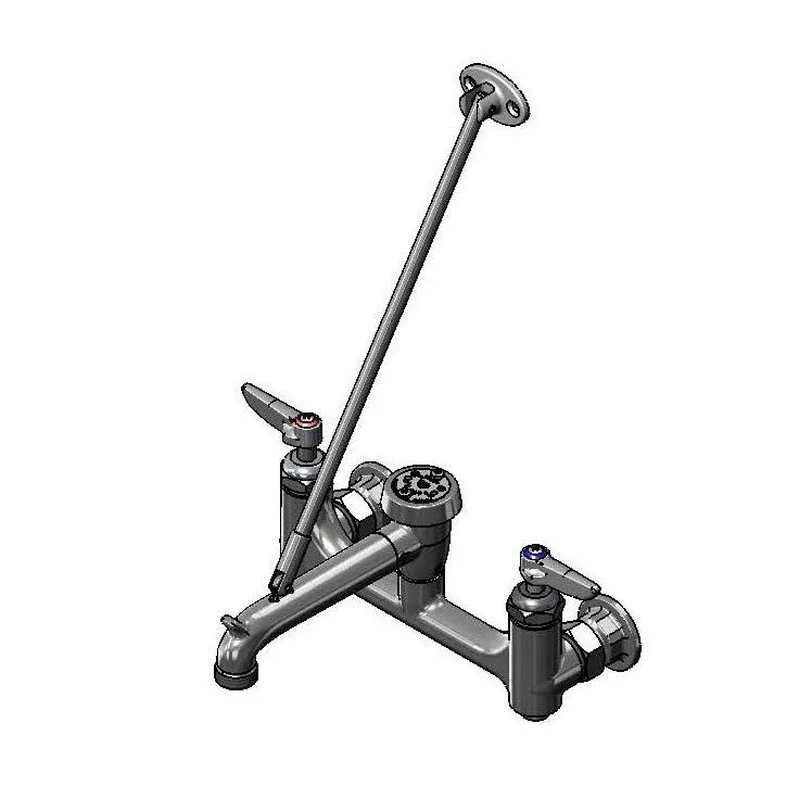 T&S Brass B-0665-CR-BSTRK Service Sink Faucet, Wall Mount