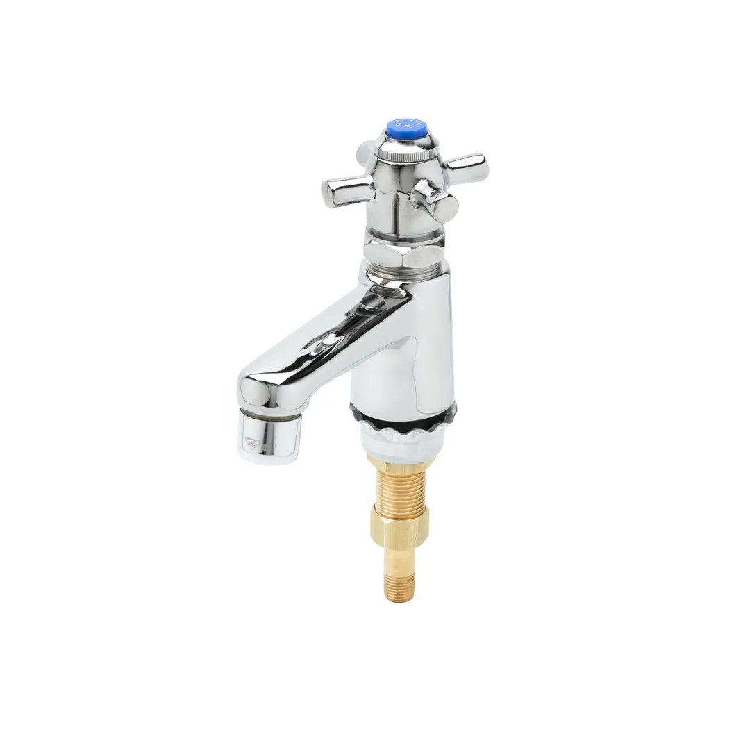 T&S Brass B-0711 Single Basin Faucet, Heavy Duty, Shank - 1/2" Nps Thread