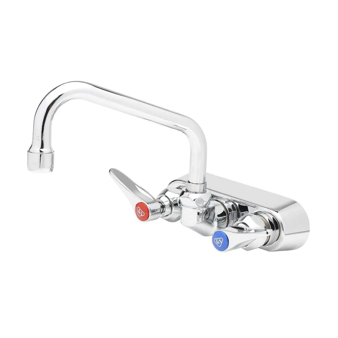 T&S Brass B-1105 Faucet, 6" Swing Nozzle, Back Mounted