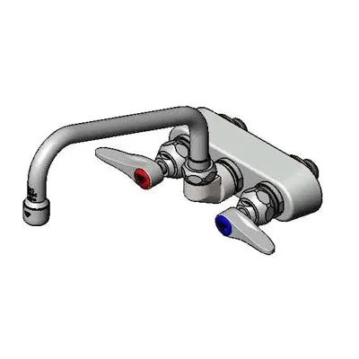 T&S Brass B-1106 Faucet, 8" Swing Nozzle, Back Mounted