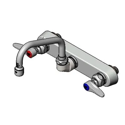 T&S Brass B-1125 Faucet, 6" Swing Nozzle, Splash Mounted