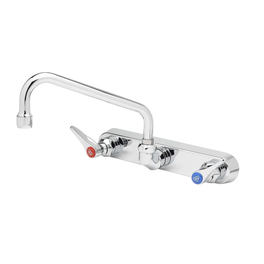 T&S Brass B-1126 Faucet, 8" Swing Nozzle, Splash Mounted